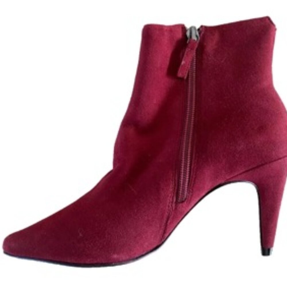 Botkier Teagan Heeled Women's Boots Ankle Bootie Red Size 6.5 - Picture 3 of 8